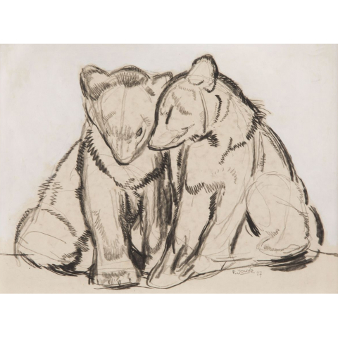 Deux jeunes ours, 1927.